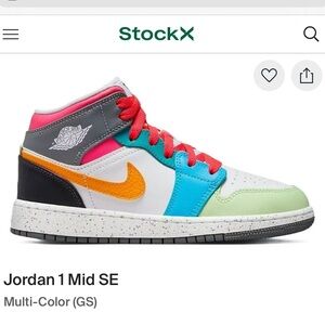 Jordan Mid SE Multicolor Sneakers